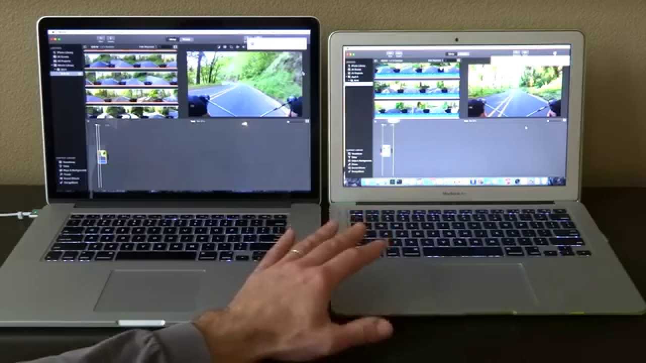 video editing for mac book air