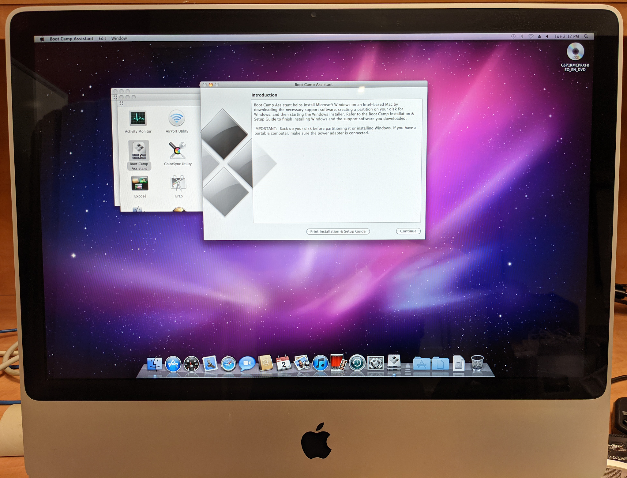 install new backlight for mac early 2009
